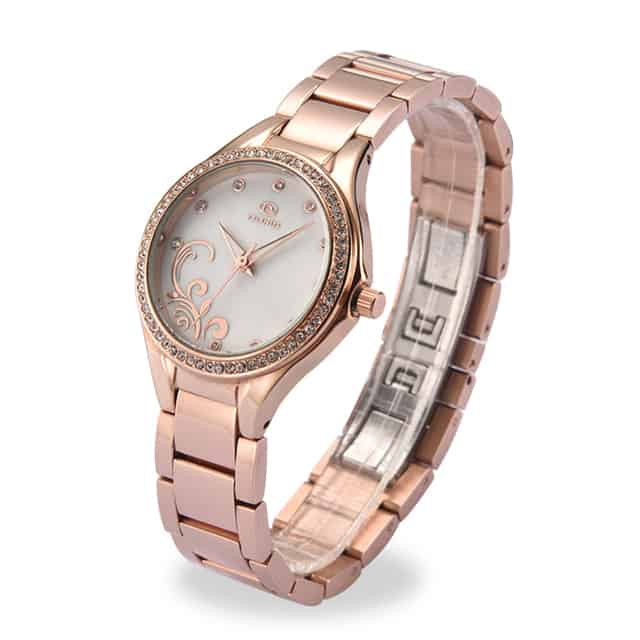 Women Gold Watch - Afbeelding 2