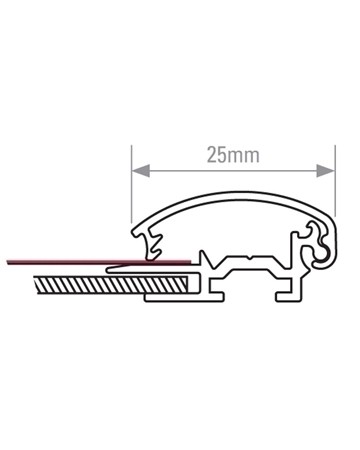 Kliklijsten 25 mm ZWART - Afbeelding 7